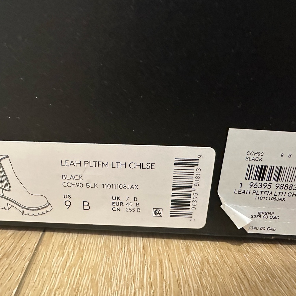 Coach Black Chelsea Ankle Boots - Picture 4 of 5